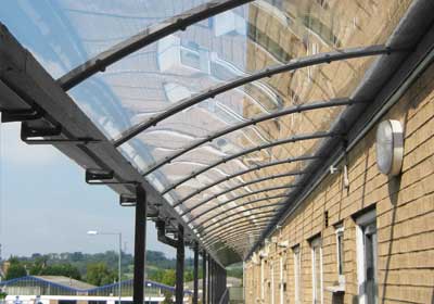 Close-up of polypropylene and PVC plastic sheets stacked for industrial and DIY use