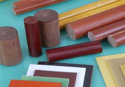 Close-up of Tufnol material used in a high-performance engineering application